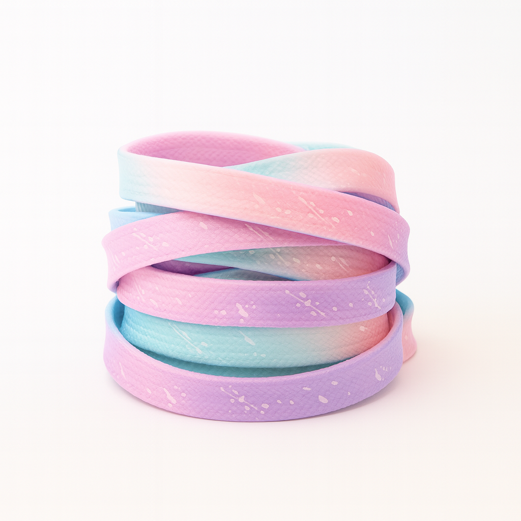 Lacets Fluorescents à Motifs – Glow & Style ▪︎ Brillent dans le noir – Custom sneakers