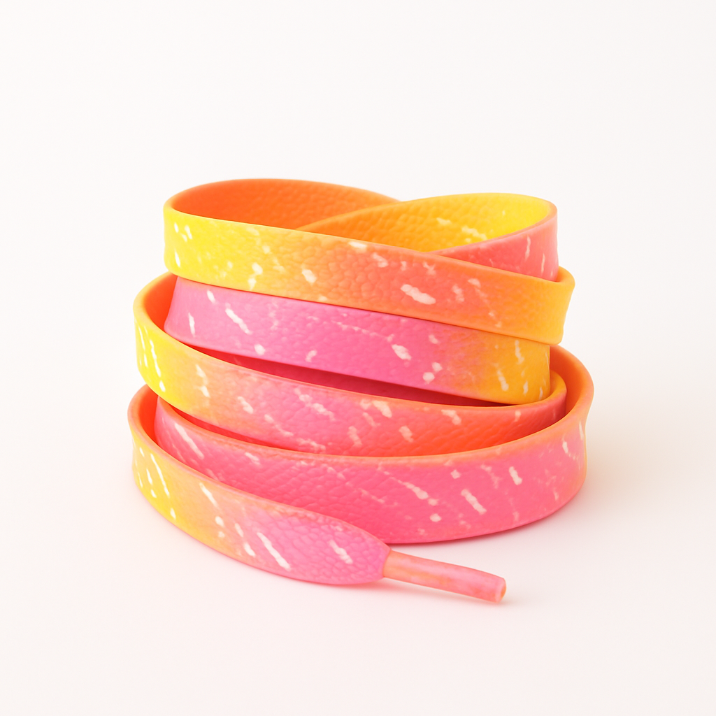 Lacets Fluorescents à Motifs – Glow & Style ▪︎ Brillent dans le noir – Custom sneakers