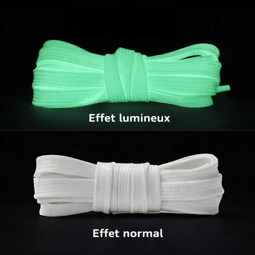 Lacets fluorescents – Glow dans le noir – 100 cm / 120 cm